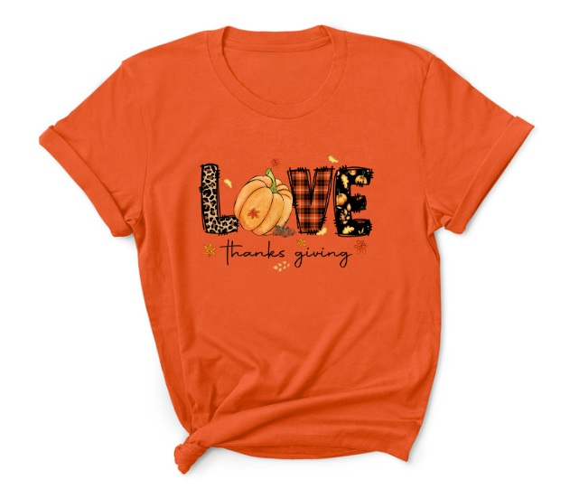 LOVE thanks giving tshirt